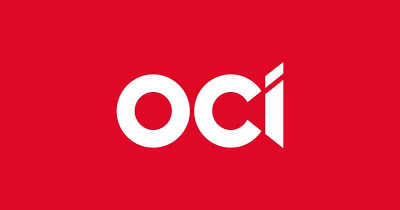 OCI 주식회사 화면